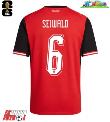 Austria Nicolas Seiwald #6 Primera Equipación Mundial 2026 Manga Corta